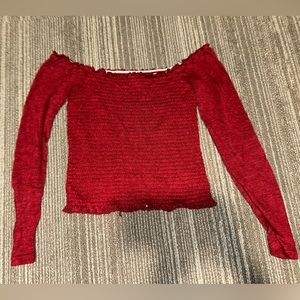 Off the Shoulder Long Sleeve